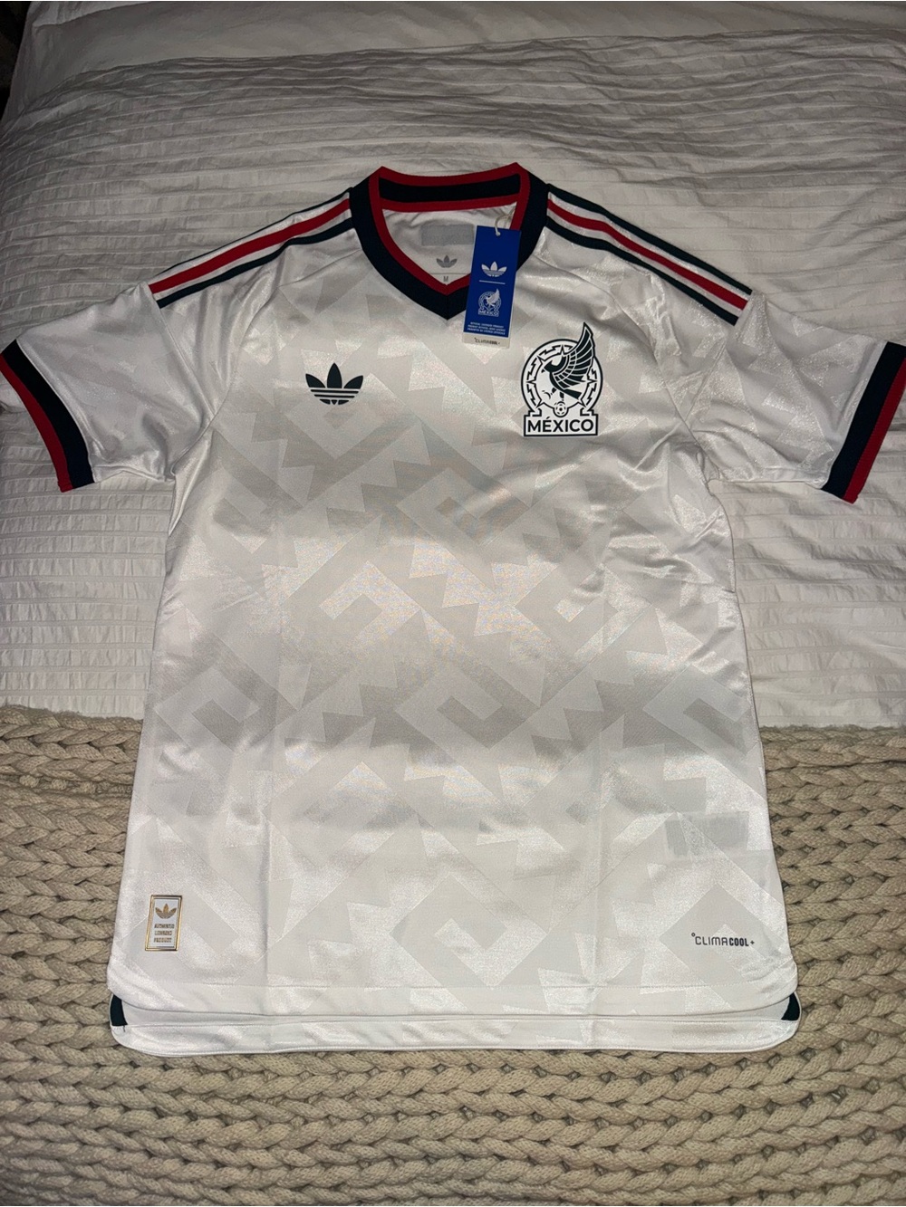 Mexico Adidas Jersey Authentic Limited Edition World Cup 2026 M/white